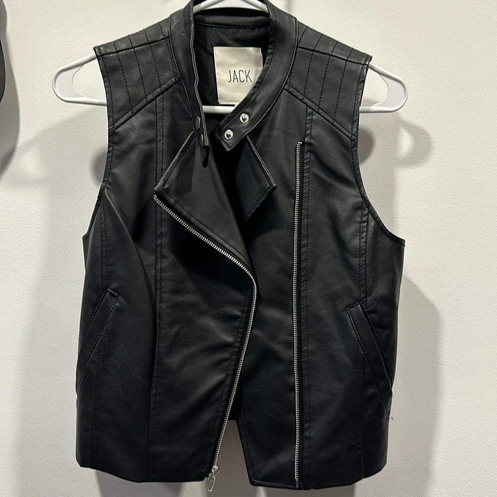 Leather vest